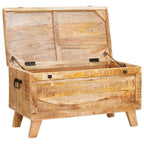 vidaXL Aufbewahrungsbox mit Speicher 70 x 35 x 40 cm Massivholz Mango