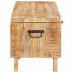 vidaXL Aufbewahrungsbox mit Speicher 70 x 35 x 40 cm Massivholz Mango