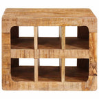 vidaXL Weinregal mit Speicher Braun 44 x 30 x 35 cm Massivholz Mango