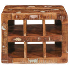 vidaXL Weinregal Braun 44 x 30 x 35 cm Massives upgecyceltes Holz
