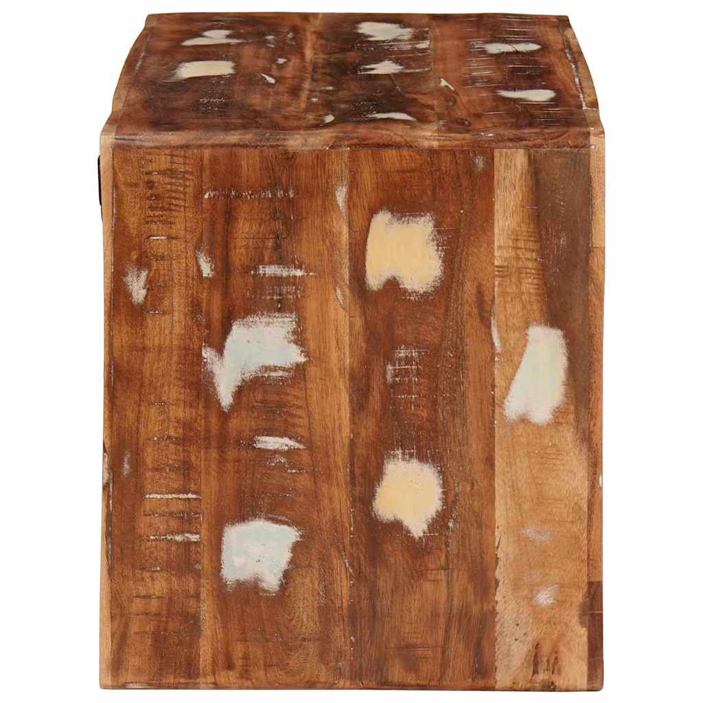 vidaXL Weinregal Braun 44 x 30 x 35 cm Massives upgecyceltes Holz