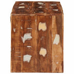 vidaXL Weinregal Braun 44 x 30 x 35 cm Massives upgecyceltes Holz