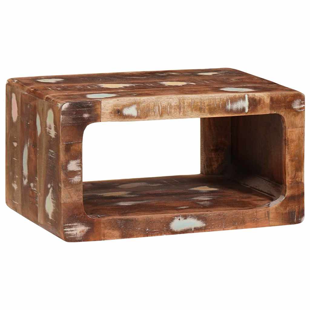 vidaXL Nachttisch Braun 45 x 30 x 24 cm Massives upgecyceltes Holz