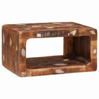 vidaXL Nachttisch Braun 45 x 30 x 24 cm Massives upgecyceltes Holz