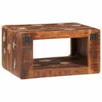 vidaXL Nachttisch Braun 45 x 30 x 24 cm Massives upgecyceltes Holz