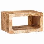 vidaXL Nachttisch 2 pcs Braun 45 x 30 x 24 cm Massivholz Mango