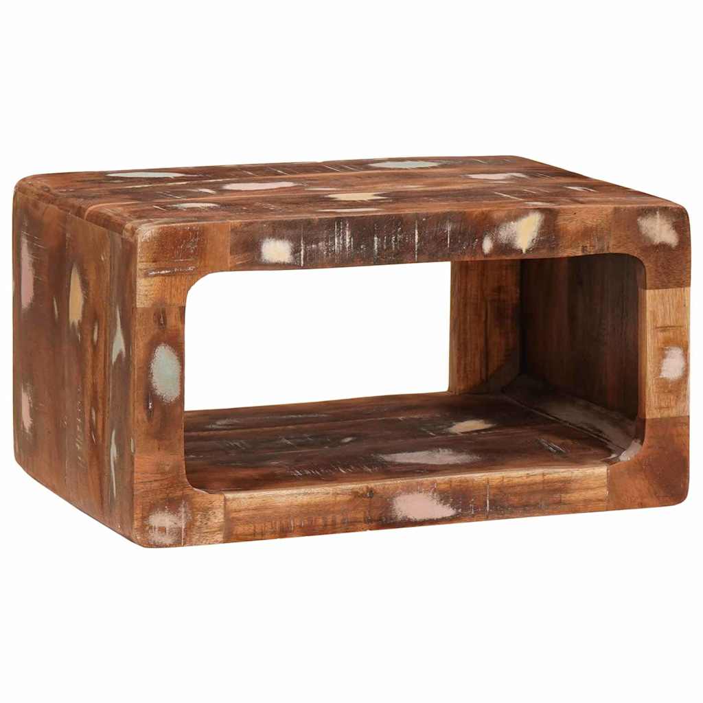 vidaXL Nachttisch 2 pcs Braun Massives upgecyceltes Holz