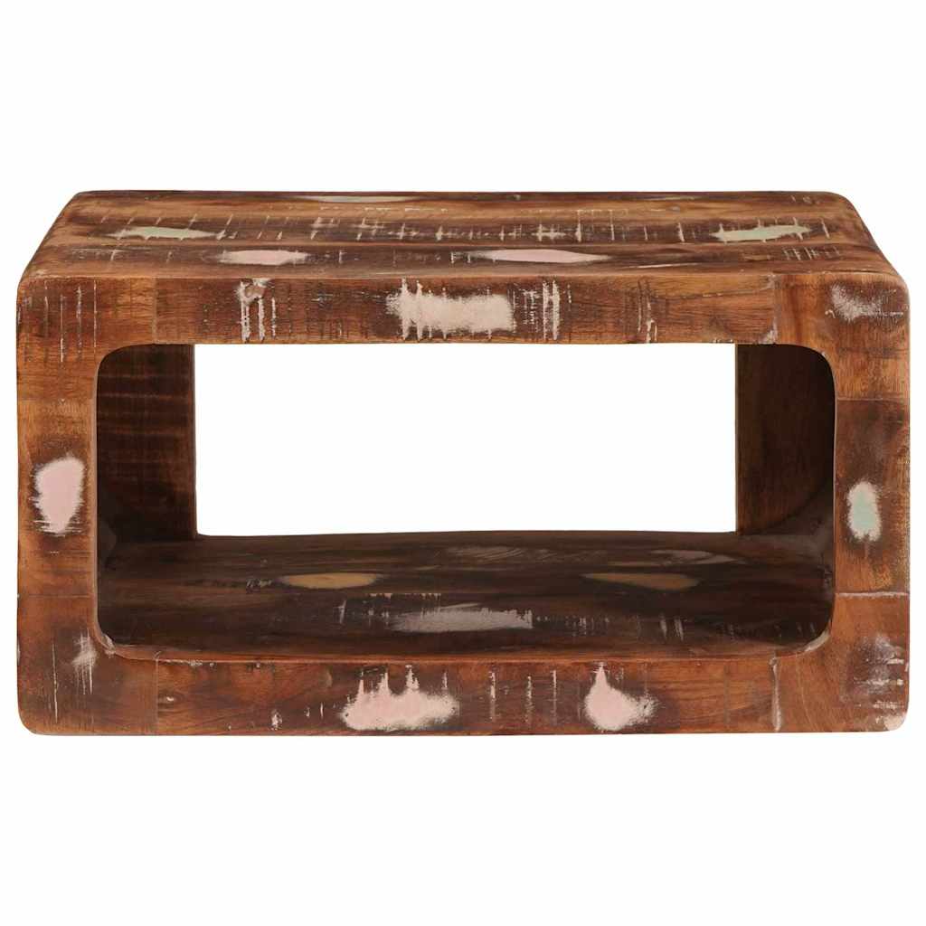 vidaXL Nachttisch 2 pcs Braun Massives upgecyceltes Holz