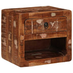 vidaXL Wandregal Nachtschrank mit Regal Mehrfarbig 40 x 30 x 36 cm