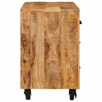 vidaXL Seitenschrank Braun 70 x 38 x 63 cm Massivholz Mango