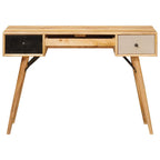 vidaXL Schreibtisch Braun 110 x 55 x 76 cm Massivholz Mango