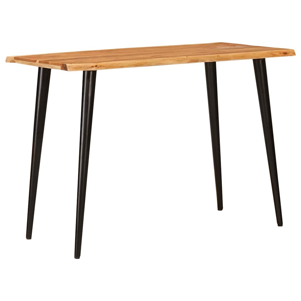 vidaXL Esstische Braun und Schwarz 110 x 55 x 78 cm Massivholz Mango