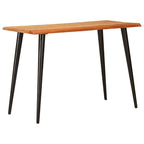 vidaXL Esstische Braun und Schwarz 110 x 55 x 78 cm Massivholz Mango
