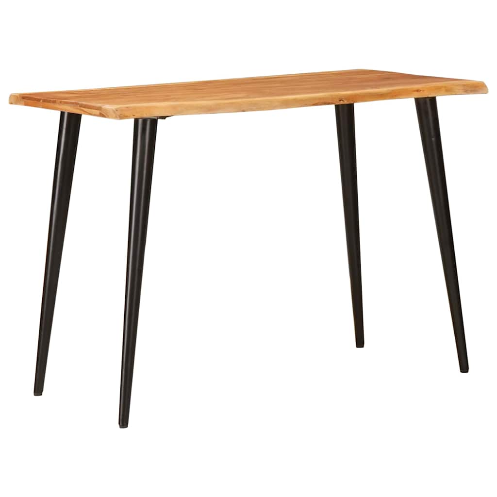 vidaXL Esstische Braun und Schwarz 110 x 55 x 78 cm Massivholz Mango