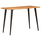 vidaXL Esstische Braun und Schwarz 110 x 55 x 78 cm Massivholz Mango