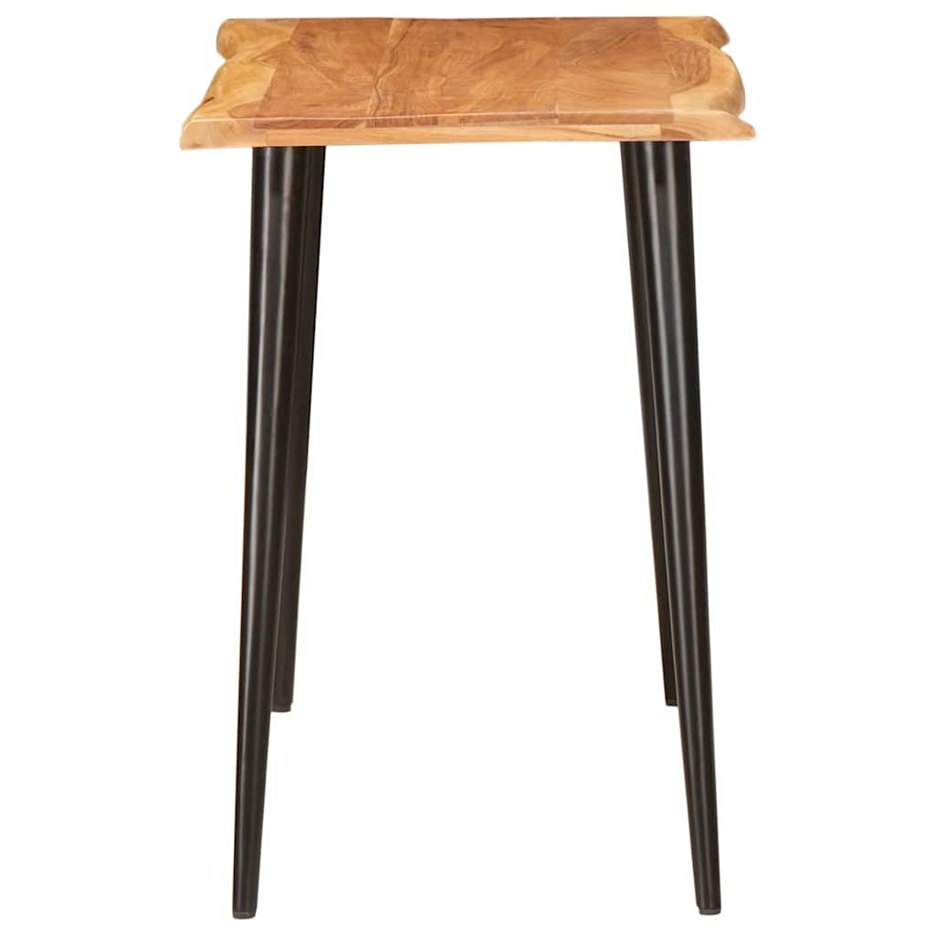 vidaXL Esstische Braun und Schwarz 110 x 55 x 78 cm Massivholz Mango