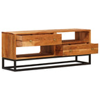 vidaXL TV-Schränk Natur 110 x 30 x 44 cm Massivholz Akazie