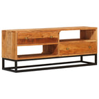 vidaXL TV-Schränk Natur 110 x 30 x 44 cm Massivholz Akazie