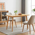 vidaXL Esstisch Natur 100 x 55 x 75 cm Massivholz Mango