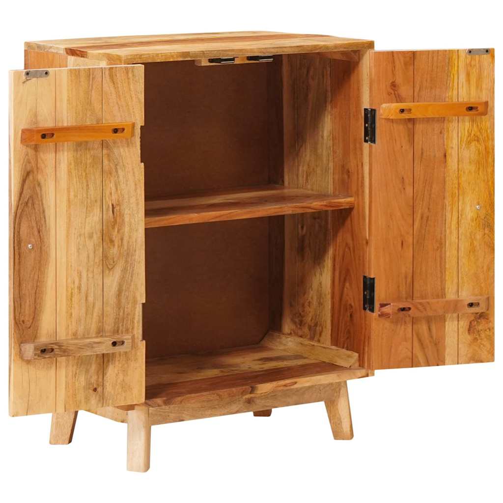 vidaXL Stauraumschränke mit Tür Braun 55 x 35 x 75 cm Massivholz Mango