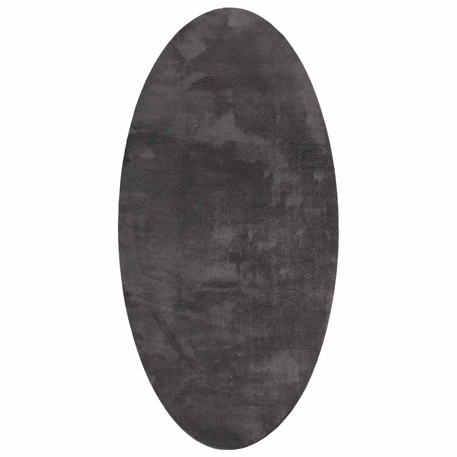 vidaXL Bereichsteppiche HUARTE Anthrazit 100 x 200 cm 100 %Polyester