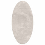 vidaXL Bereichsteppiche Oval HUARTE Sand 80 x 150 cm 100 %Polyester