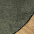 vidaXL Bereichsteppiche Oval HUARTE Waldgrün 80 x 150 cm