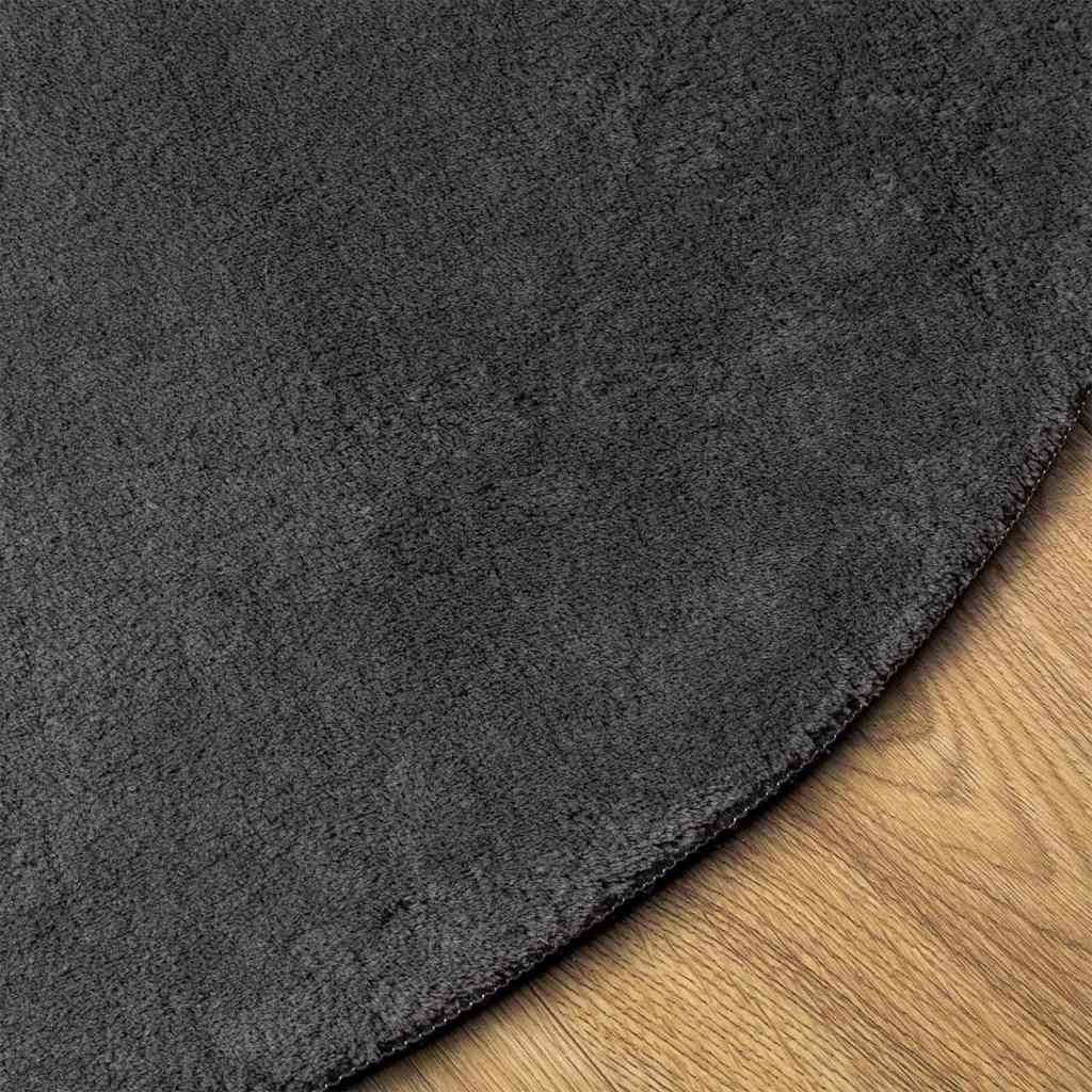 vidaXL Bereichsteppiche HUARTE Anthrazit 100 x 200 cm Polyester