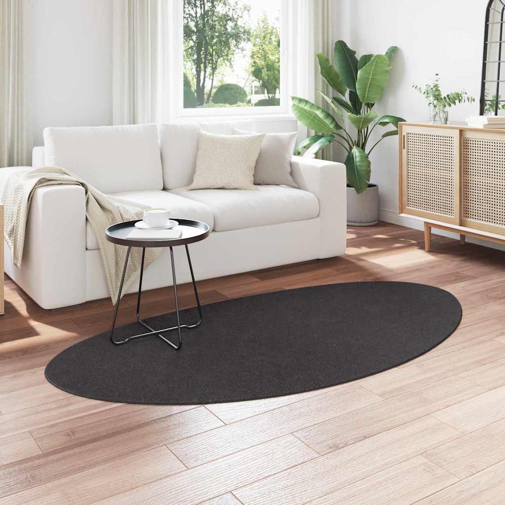 vidaXL Bereichsteppiche HUARTE Anthrazit 100 x 200 cm Polyester