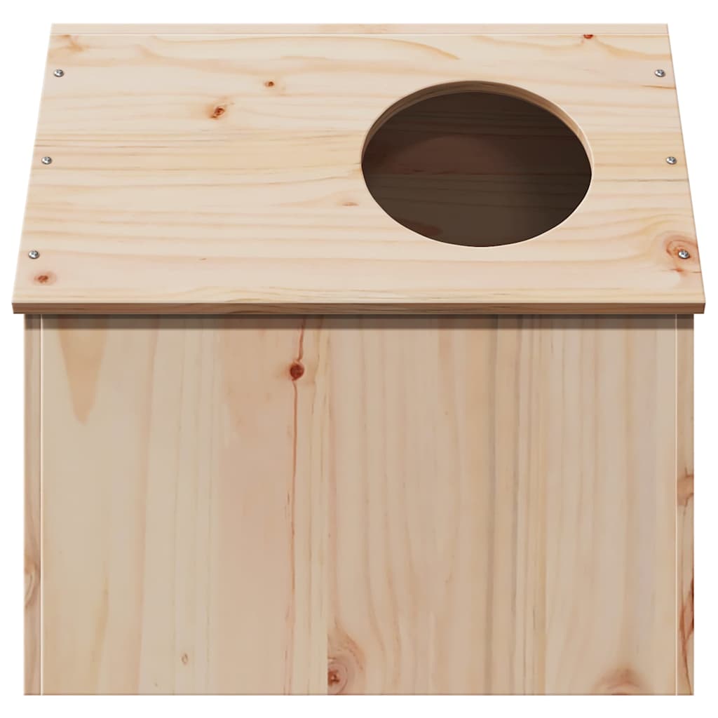 vidaXL Katzenhaus 41x50x50 cm Massivholz Kiefer
