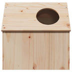 vidaXL Katzenhaus 41x50x50 cm Massivholz Kiefer