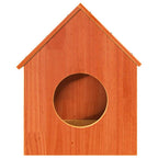 vidaXL Katzenhaus Wachsbraun 41x50x50 cm Massivholz Kiefer