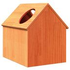 vidaXL Katzenhaus Wachsbraun 41x50x50 cm Massivholz Kiefer