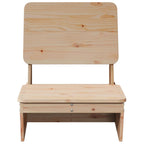 vidaXL Gartenstuhl 60x64x70,5 cm Massivholz Kiefer