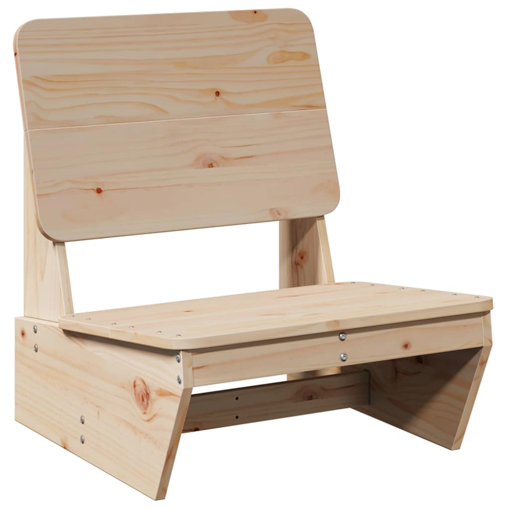 vidaXL Gartenstühle 2 Stk. 60x64x70,5 cm Massivholz Kiefer