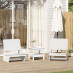vidaXL Gartenstühle 2 Stk. 60x64x70,5 cm Massivholz Kiefer