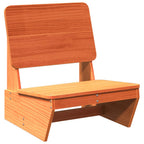 vidaXL Gartenstühle 2 Stk. Wachsbraun 60x64x70,5 cm Massivholz Kiefer