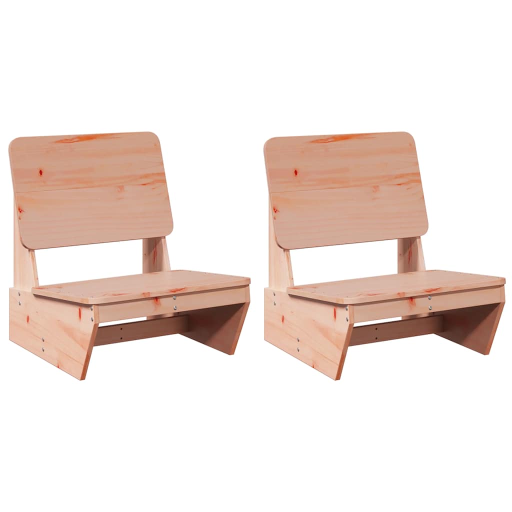 vidaXL Gartenstühle 2 Stk. 60x64x70,5 cm Massivholz Douglasie