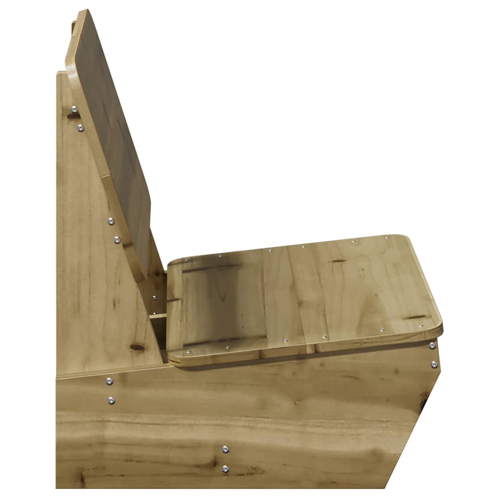 vidaXL Gartenstühle 2 Stk. 60x64x70,5 cm Kiefernholz Imprägniert