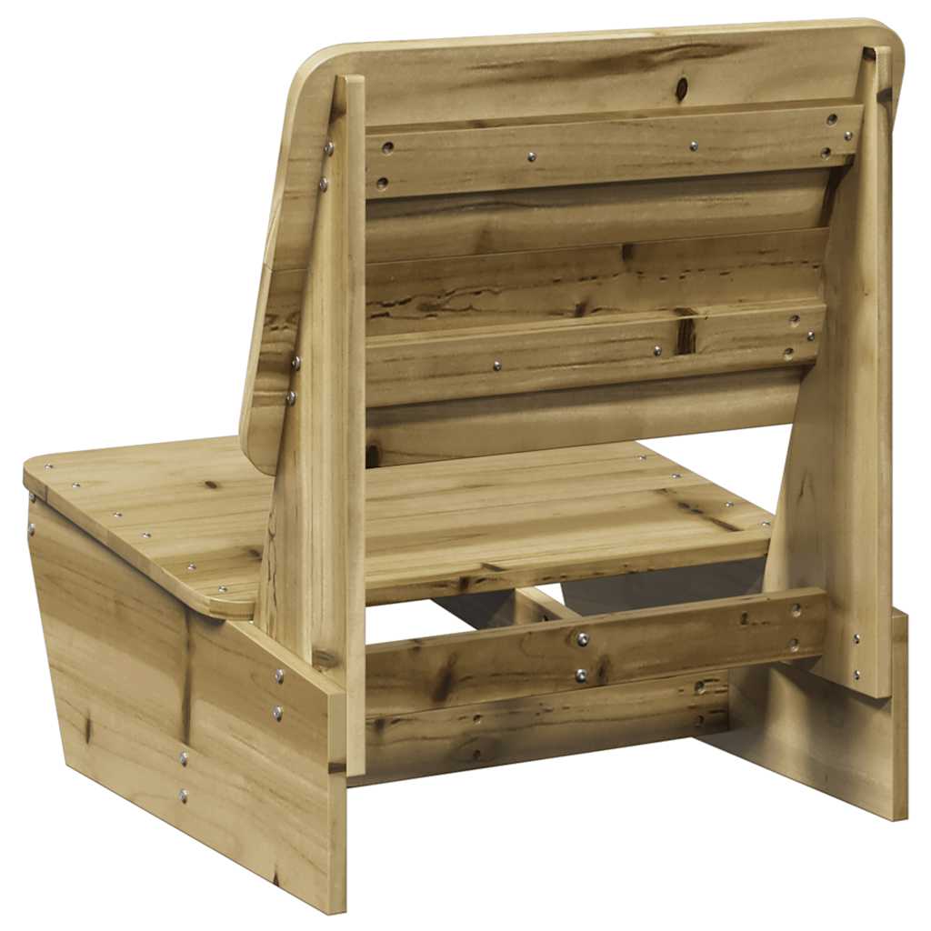 vidaXL Gartenstühle 2 Stk. 60x64x70,5 cm Kiefernholz Imprägniert
