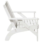 vidaXL Adirondack-Gartenstühle 2Stk. Weiß 75x77x77cm Massivholz Kiefer