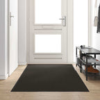 vidaXL Fußmatte Sonstiges Schwarz 120 x 250 cm Polyamid und PVC
