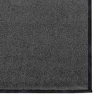 vidaXL Fußmatte Anthrazit und Schwarz 120 x 300 cm Polyamid und PVC