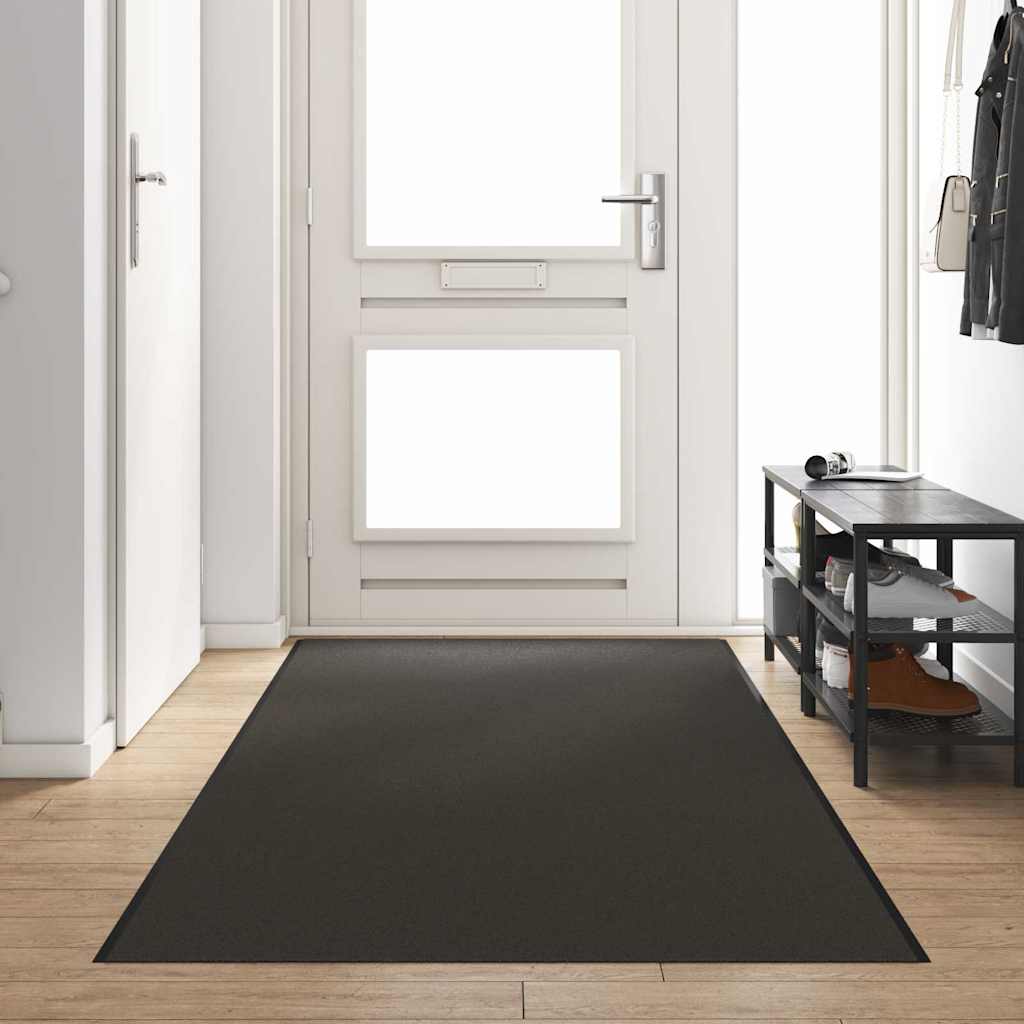 vidaXL Fußmatte Anthrazit und Schwarz 120 x 400 cm 100% Polyamid