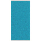 vidaXL Fußmatte Cyan und Schwarz 120 x 250 cm Polyamid und PVC