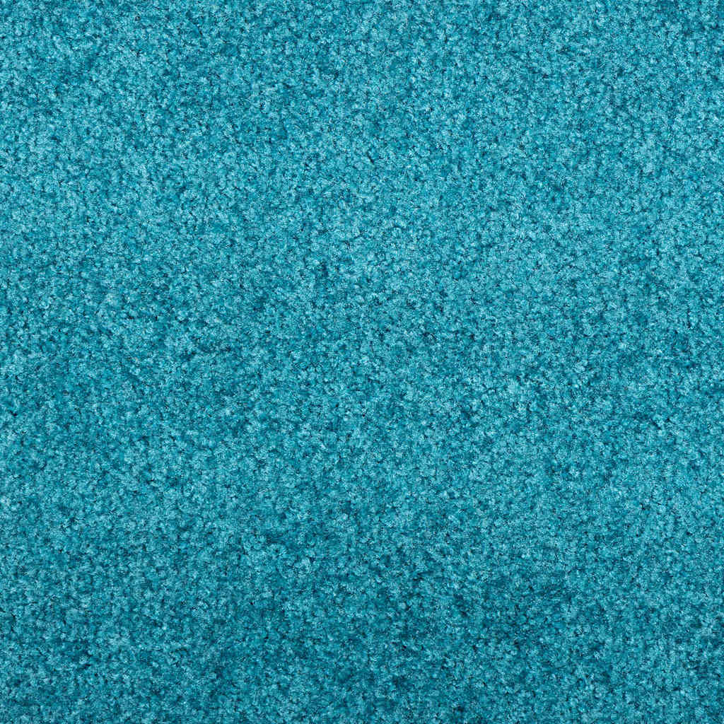 vidaXL Fußmatte Cyan und Schwarz 120 x 300 cm 100% Polyamid