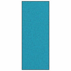 vidaXL Fußmatte Cyan und Schwarz 120 x 300 cm 100% Polyamid