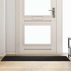 vidaXL Fußmatte Schwarz 60 x 180 cm 100% Polyamid