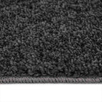 vidaXL Anti-Rutsch Shaggy Teppich Dunkelgrau 200 x 200 cm PP