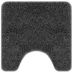 vidaXL Anti-Rutsch Badematten-Set 3 pcs Dunkelgrau PP